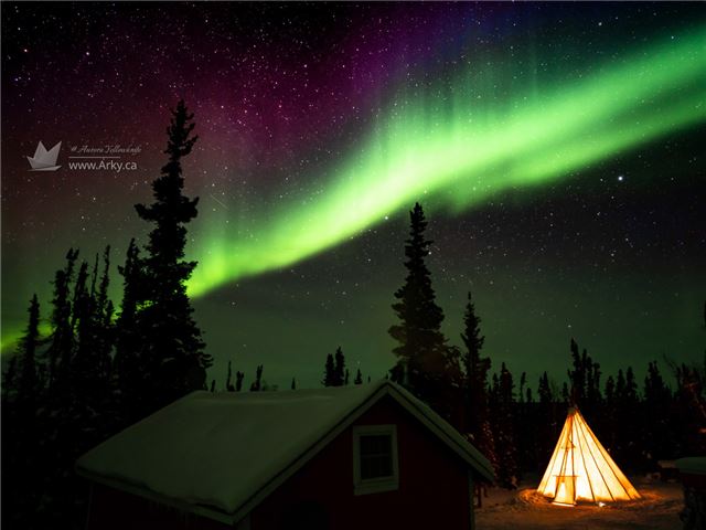 Aurora hunting in Yellowknife